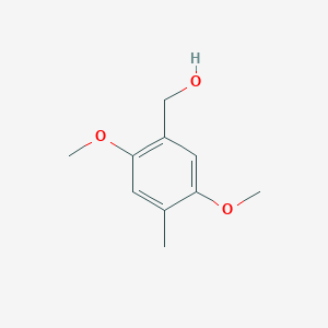 (2,5-Dimethoxy-4-methylphenyl)methanol chemical structure (CAS 32176-96-8)
