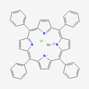 (5,10,15,20-Tetraphenylporphinato)manganese(III) chloride chemical structure (CAS 32195-55-4)