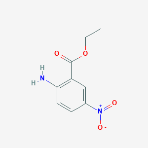 Ethyl 2-amino-5-nitrobenzoate chemical structure (CAS 32203-24-0)