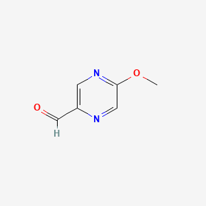 5-Methoxypyrazine-2-carbaldehyde chemical structure (CAS 32205-72-4)