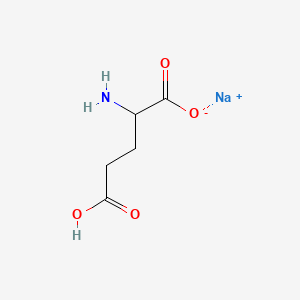 Sodium 2-amino-4-carboxybutanoate chemical structure (CAS 32221-81-1)