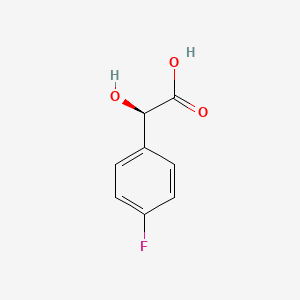 (R)-2-(4-Fluorophenyl)-2-hydroxyacetic acid chemical structure (CAS 32222-45-0)