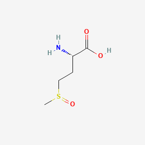 (2S)-2-Amino-4-(methylsulfinyl)butanoic acid chemical structure (CAS 3226-65-1)
