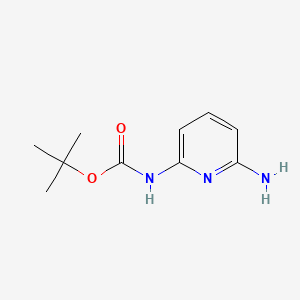 tert-Butyl 6-aminopyridin-2-ylcarbamate chemical structure (CAS 322690-31-3)
