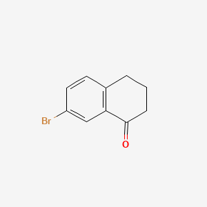 7-Bromo-3,4-dihydronaphthalen-1(2H)-one chemical structure (CAS 32281-97-3)