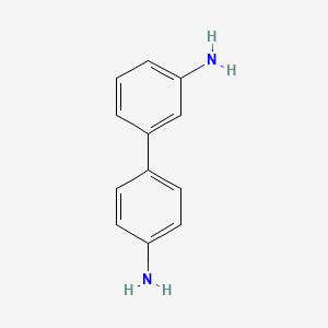 [1,1'-Biphenyl]-3,4'-diamine chemical structure (CAS 32316-90-8)