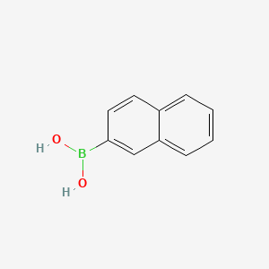 2-Naphthaleneboronic acid chemical structure (CAS 32316-92-0)