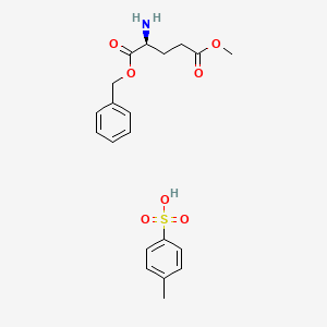 (S)-1-Benzyl 5-methyl 2-aminopentanedioate 4-methylbenzenesulfonate chemical structure (CAS 32326-55-9)