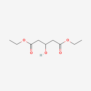 Diethyl 3-hydroxyglutarate chemical structure (CAS 32328-03-3)