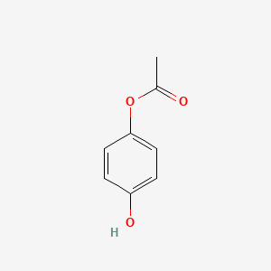 4-Acetoxyphenol chemical structure (CAS 3233-32-7)