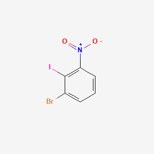 1-Bromo-2-iodo-3-nitrobenzene chemical structure (CAS 32337-96-5)