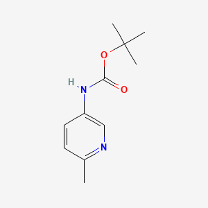 tert-Butyl (6-methylpyridin-3-yl)carbamate chemical structure (CAS 323578-37-6)