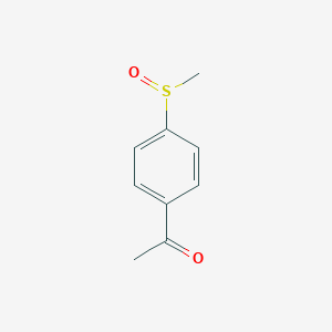 1-(4-Methanesulfinylphenyl)ethan-1-one chemical structure (CAS 32361-73-2)