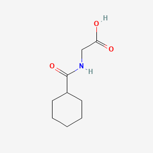 (Cyclohexanecarbonyl)glycine chemical structure (CAS 32377-88-1)