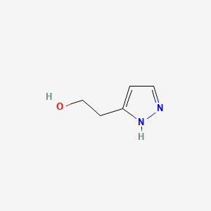 2-(1H-Pyrazol-3-yl)ethanol chemical structure (CAS 32385-74-3)