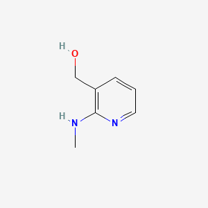 2-(N-Methylamino)-3-hydroxymethylpyridine chemical structure (CAS 32399-12-5)