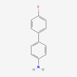 4'-Fluoro-[1,1'-biphenyl]-4-amine chemical structure (CAS 324-93-6)