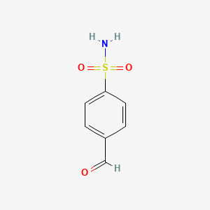 4-Formylbenzenesulfonamide chemical structure (CAS 3240-35-5)