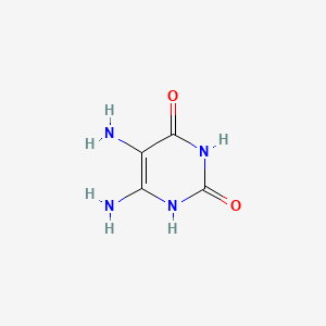 5,6-Diaminopyrimidine-2,4-diol chemical structure (CAS 3240-72-0)