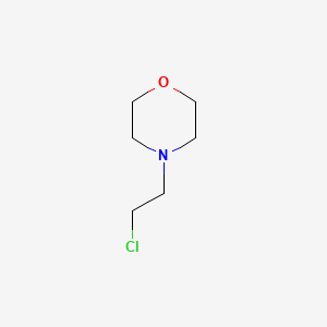 4-(2-Chloroethyl)morpholine chemical structure (CAS 3240-94-6)