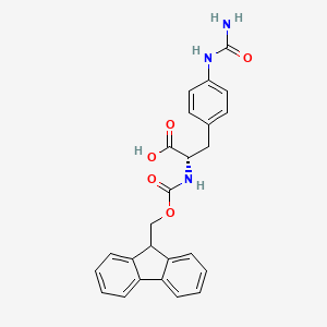 Fmoc-Aph(Cbm)-OH chemical structure (CAS 324017-23-4)