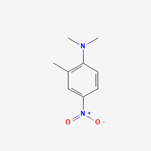 N,N,2-Trimethyl-4-nitroaniline chemical structure (CAS 32417-74-6)