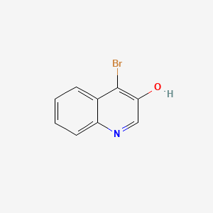 4-Bromoquinolin-3-ol chemical structure (CAS 32435-61-3)