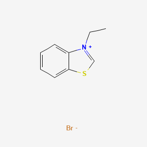 3-Ethylbenzo[d]thiazol-3-ium bromide chemical structure (CAS 32446-47-2)