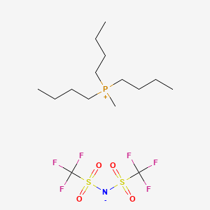 TRibutylmethylphosphonium bis(trifluoromethanesulfonyl)imide chemical structure (CAS 324575-10-2)