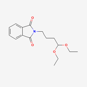 2-(4,4-Diethoxybutyl)isoindoline-1,3-dione chemical structure (CAS 32464-55-4)