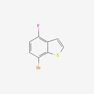 7-Bromo-4-fluorobenzo[b]thiophene chemical structure (CAS 324768-96-9)
