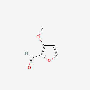 3-Methoxyfuran-2-carbaldehyde chemical structure (CAS 32487-58-4)