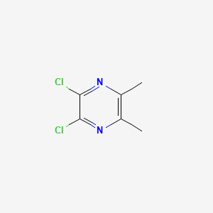 2,3-Dichloro-5,6-dimethylpyrazine chemical structure (CAS 32493-79-1)