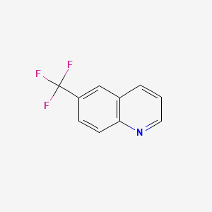 6-(Trifluoromethyl)quinoline chemical structure (CAS 325-13-3)