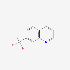 7-(Trifluoromethyl)quinoline chemical structure (CAS 325-14-4)