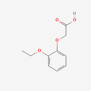 2-(2-Ethoxyphenoxy)acetic acid chemical structure (CAS 3251-30-7)