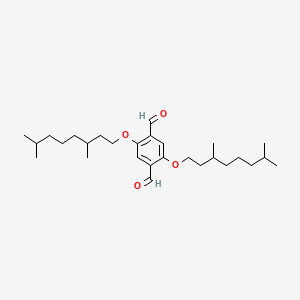 2,5-Bis((3,7-dimethyloctyl)oxy)terephthalaldehyde chemical structure (CAS 325461-35-6)