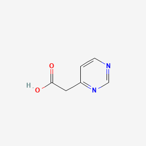 Pyrimidin-4-yl-acetic acid chemical structure (CAS 325491-53-0)