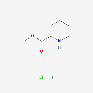 Methyl piperidine-2-carboxylate hydrochloride chemical structure (CAS 32559-18-5)