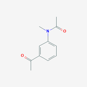N-(3-Acetylphenyl)-N-methylacetamide chemical structure (CAS 325715-13-7)