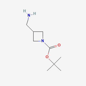 tert-Butyl 3-(aminomethyl)azetidine-1-carboxylate chemical structure (CAS 325775-44-8)