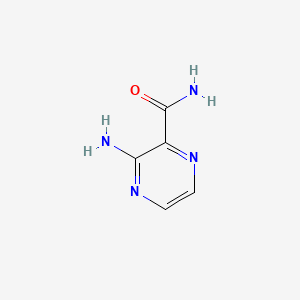 3-Aminopyrazine-2-carboxamide chemical structure (CAS 32587-10-3)