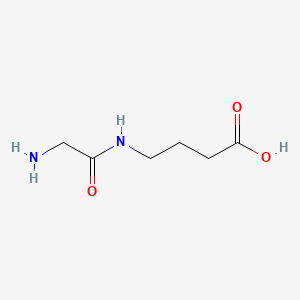 4-(2-Aminoacetamido)butanoic acid chemical structure (CAS 32595-49-6)