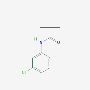 N-(3-Chlorophenyl)pivalamide chemical structure (CAS 32597-37-8)