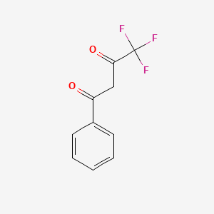 4,4,4-Trifluoro-1-phenyl-1,3-butanedione chemical structure (CAS 326-06-7)