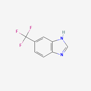 6-(Trifluoromethyl)-1H-benzo[d]imidazole chemical structure (CAS 326-55-6)