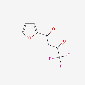4,4,4-Trifluoro-1-(furan-2-yl)butane-1,3-dione chemical structure (CAS 326-90-9)