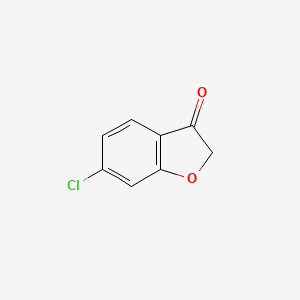 6-Chlorobenzofuran-3(2H)-one chemical structure (CAS 3260-78-4)
