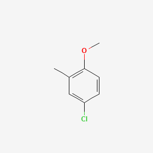 4-Chloro-1-methoxy-2-methylbenzene chemical structure (CAS 3260-85-3)