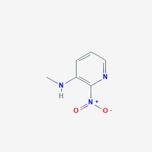 N-Methyl-2-nitropyridin-3-amine chemical structure (CAS 32605-06-4)